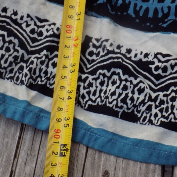 ANGIE SUN DRESS SZ SMALL BLUE BLACK - Picture 9 of 9